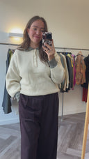 Pia wool-blend trui - L