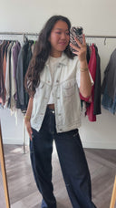 Sas denim gilet - M