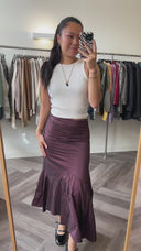 Lillian metallic rok - S