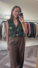 Ayumi army gilet - M