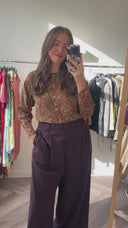 Lisa paisley blouse - M
