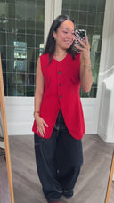 Vivienne 100% wol top - M