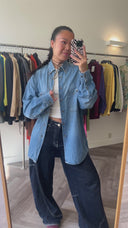 Gigi denim overshirt - L