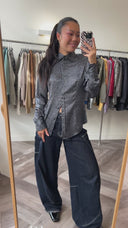 Sasha 100% zijden blouse - S
