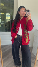 Cali mohair-blend vest - M