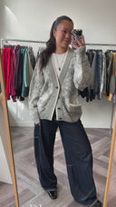 Fiorella wool-blend vest - L
