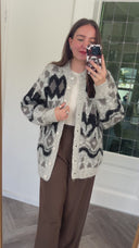 Hedda mohair-blend vest - L