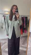 Hazel wool-blend blazer - XL