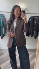 Fieke 100% wol blazer - S