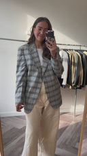 Amber geruite blazer - M-L