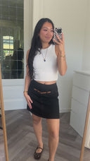 Jess viscose rok - M