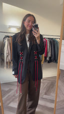 Zadie reworked blazer - XL
