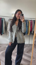 Tessa mohair-blend vest - M