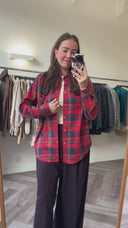 Elowyn flannel blouse - L