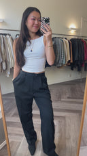 Tesni straight leg pantalon - M