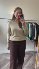 Djina 100% katoen trui - L