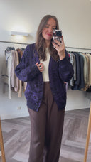 Rosalind gebreid vest - L