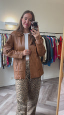 Sofie 100% leren jas - M
