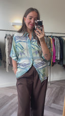 Mel geprinte blouse - M