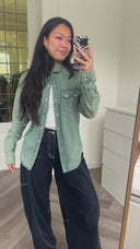 Marianne 100% katoen denim blouse - S-M
