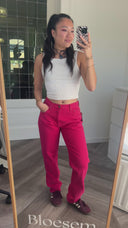 Fabienne 100% katoen broek - S