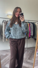 Celeste mohair-blend trui - M/L