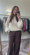 Klea mohair-blend trui - L