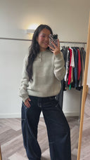 Cleo mohair-blend trui - M