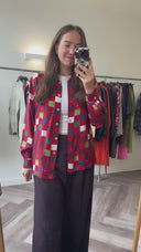 Joa checkboard blouse - M