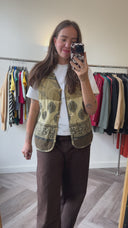 Cleo quilted gilet - M
