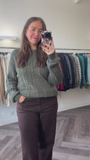 Zora alpaca-blend trui - M