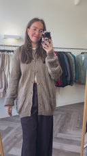 Corina wool-blend vest - L