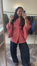 Okai 100% zijden kimono - M
