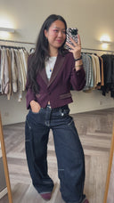 Sorrel cropped blazer - S