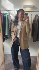 Rowan wool-blend blazer - M