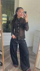 Charlotte glitter top - S