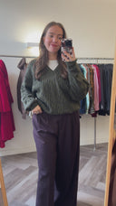 Calanthe 100% wol trui - L