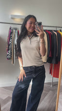 Lacoste polo top - XS