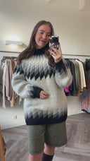Dagny 100% wol trui - L-XL