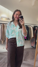 Matilde geprinte blouse - L