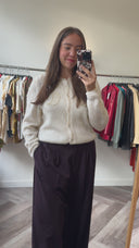 Uma mohair-blend vest - M