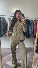 Liv wool-blend set - M