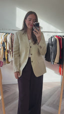 Alma 100% linnen blazer - L