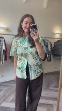 Eline geprint blouseje - M