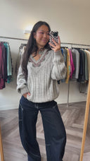 Macy alpaca-blend trui - L
