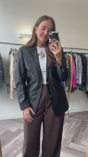 Rumi satijnglans blazer - M