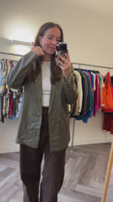 Britt leren blazer - L