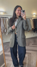Tinka 100% wol blazer - M