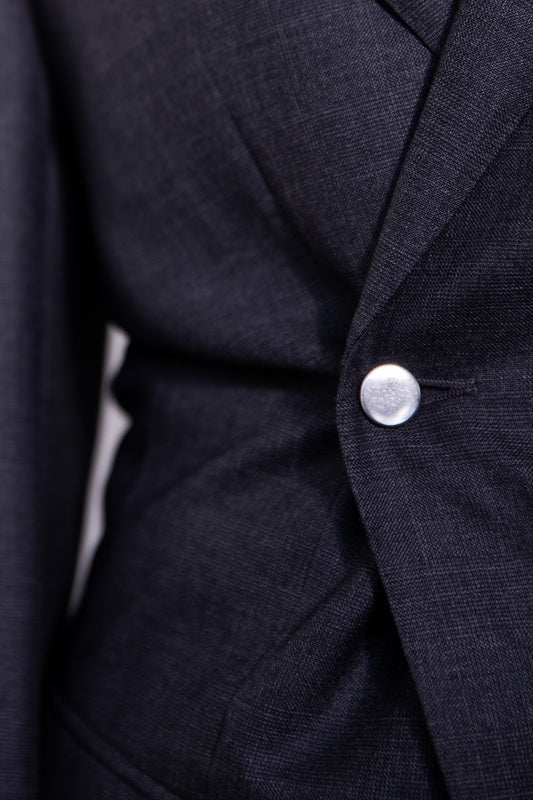Button pin - silver